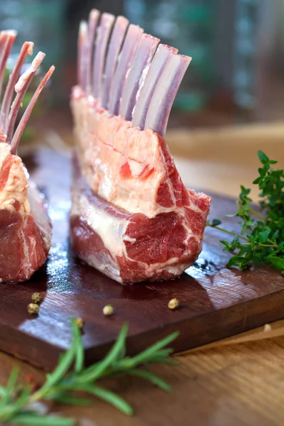 Rack Lamb Close — Stock Photo, Image