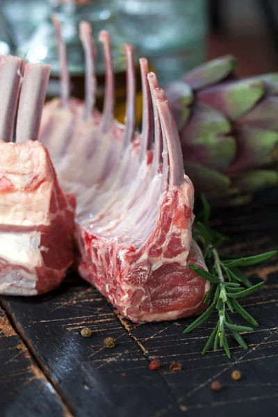 Rack Lamb Close — Stock Photo, Image