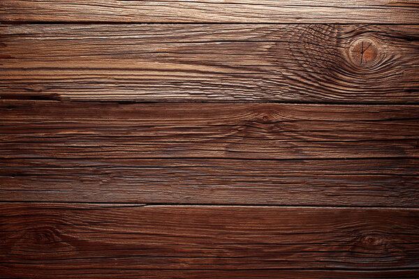 The brown old wood texture with knot.