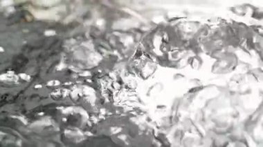 Kaynar su yavaş hareket atış 