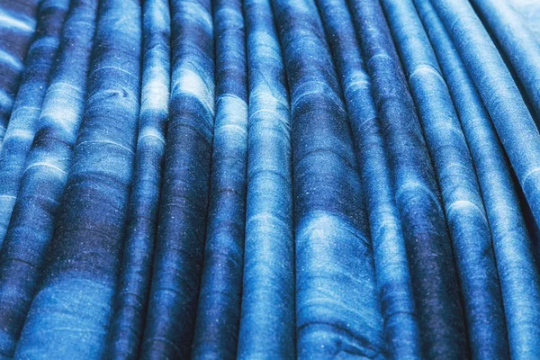 Blauer Hintergrund Jeans Hintergrund Jeans Textur Stoff — Stockfoto