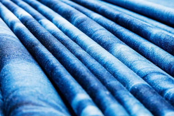 Blauer Hintergrund Jeans Hintergrund Jeans Textur Stoff — Stockfoto