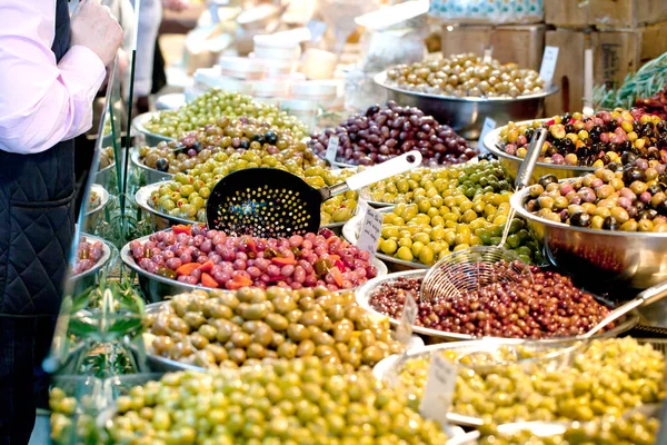 Variedad Diferentes Verduras Especias Mercado —  Fotos de Stock