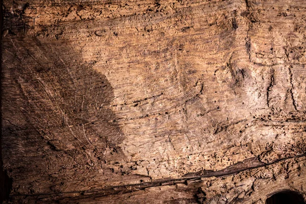 Primo Piano Vista Sfondo Legno Astratto Ruvido Naturale — Foto Stock