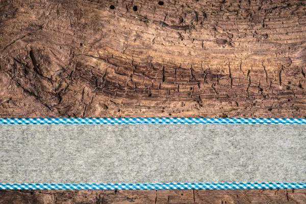 Вид Зверху Сірої Тканини Текстурованій Дерев Яній Поверхні — стокове фото