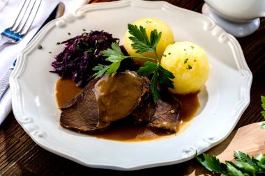 masada lezzetli yemek yakın çekim görünümü, oktoberfest kavramı