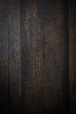 boş koyu kahverengi ahşap arka plan yakın çekim görünümü 
