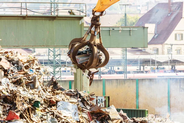 Haldy Starých Kovů Zařízení Pro Recyklaci — Stock fotografie