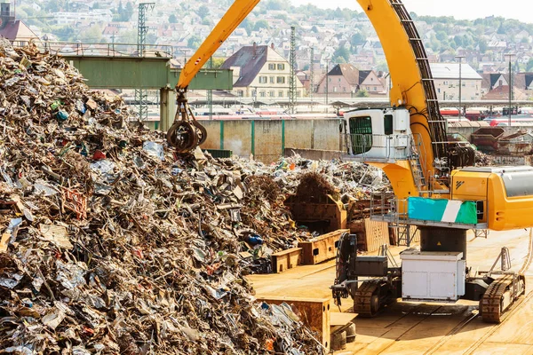 Heap Metal Velho Equipamentos Para Reciclagem — Fotografia de Stock