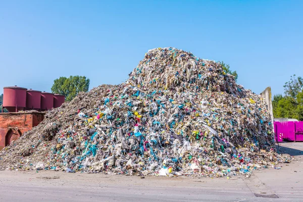 Residuos Botellas Plástico Otros Tipos Residuos Plástico — Foto de Stock