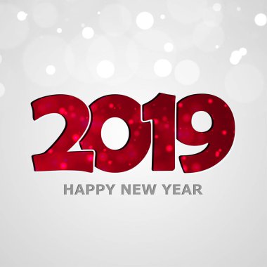 Mutlu Noeller. Domuz. 2019. yeni yıl. Parlak arka plan. Kutlama. El feneri Bokeh. Kartları yazdırmak için. Tasarımlarınız için.