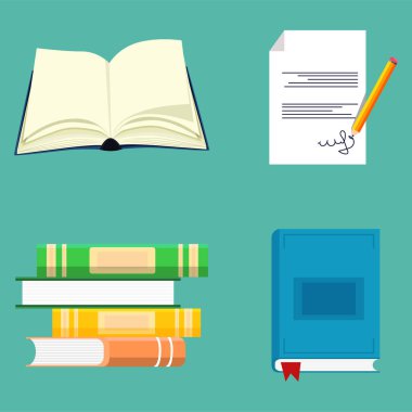 Kitaplar eğitim. Dünya kitap günü. Nisan. Bilgi. Gönüllü -lük. Dünya. Tasarımınız için.