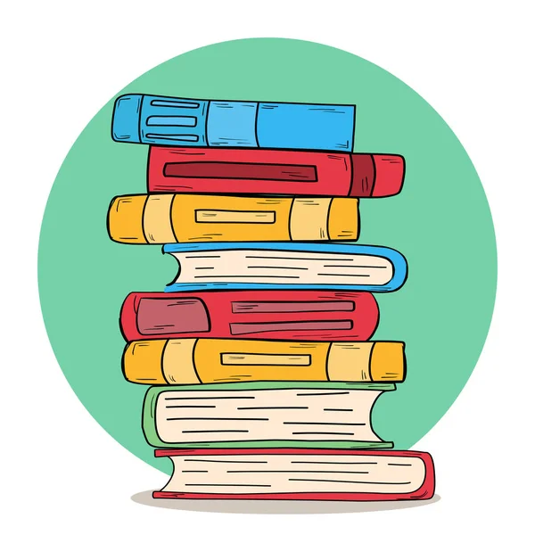 Livres Formation. Journée mondiale du livre. Avril. La connaissance. Je lis. Le monde. Pour votre design . — Image vectorielle
