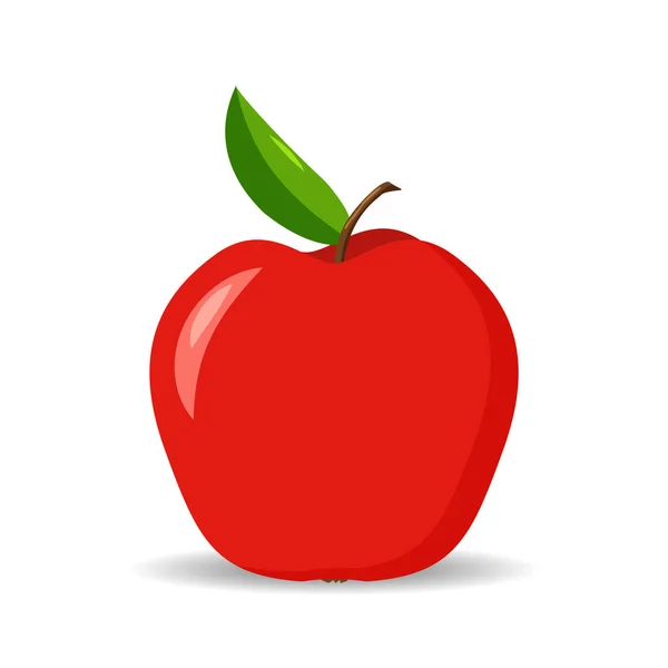 Apple. Fruit. Symbool van gezondheid. Opleiding. Heldere. Voor uw ontwerp. — Stockvector
