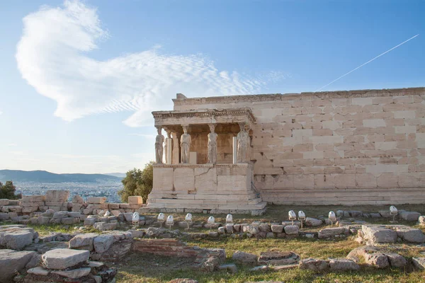 Templo Erechtheion Atenas — Foto de Stock