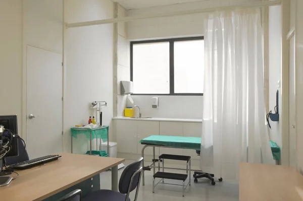 Salle Consultation Médecin Hôpital Matériel Santé Matériel Traitement Médical Bureau — Photo