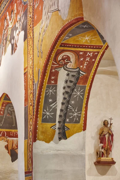 西班牙罗马式艺术 拱的细节 罗尼亚 — 图库照片