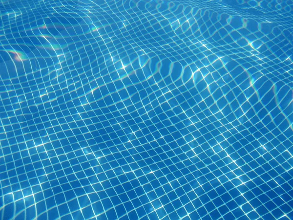 Water Reflecties Een Zwembad Onderwater Fotografie Zomer Horizontale — Stockfoto