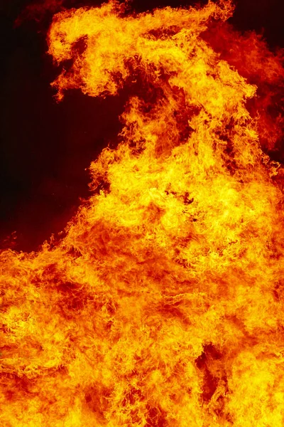 Fire Flames Detail Fireman Emergency Carbon Emission Combustion — Stock Photo, Image