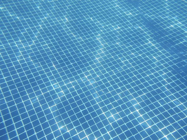 Water Reflections Swimming Pool Underwater Photography Summertime Horizontal — Stock Photo, Image