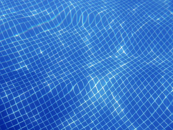 Riflessi Acqua Una Piscina Fotografia Subacquea Ora Legale Orizzonte — Foto Stock