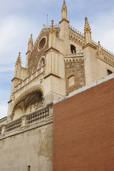 Iglesia Neogótica San Jerónimo Centro Madrid España — Foto de Stock