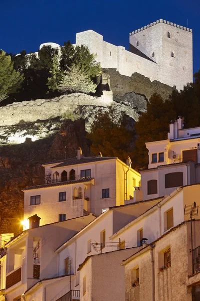 Gece Spanyol Geleneksel Köy Segura Sierra Spanya — Stok fotoğraf