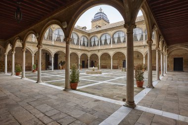 Ubeda Unesco Dünya Mirası. Antik hastane Santiago Binası.
