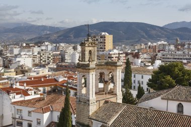 Geleneksel İspanyol Endülüs Jaen kasaba. San Andres Kilisesi