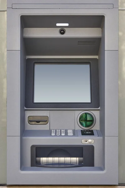 ATM automated teller machine. Banking services and cash money — Stock Photo, Image