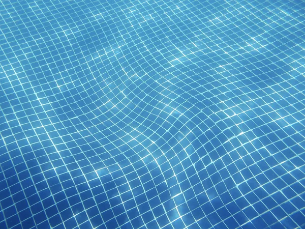 Reflexões de água em uma piscina. Fotografia subaquática. Su — Fotografia de Stock