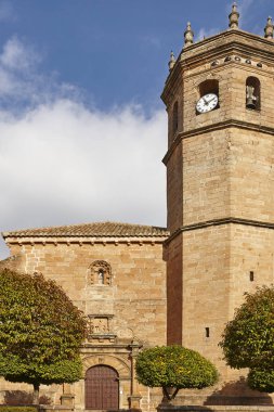 San Mateo Banos de la Encina kilisede. Jaen, Andalusia