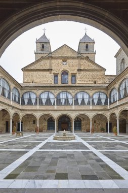 Ubeda Unesco World Heritage. Antique Hospital Santiago building. clipart