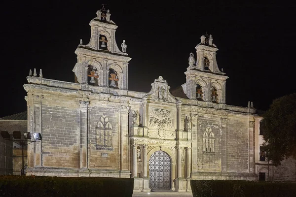 Ubeda Unesco património mundial. Fachada da igreja de Santa Maria. Espanha — Fotografia de Stock