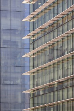 Modern bina cepheleri. Çağdaş mimari. Kentsel skylin