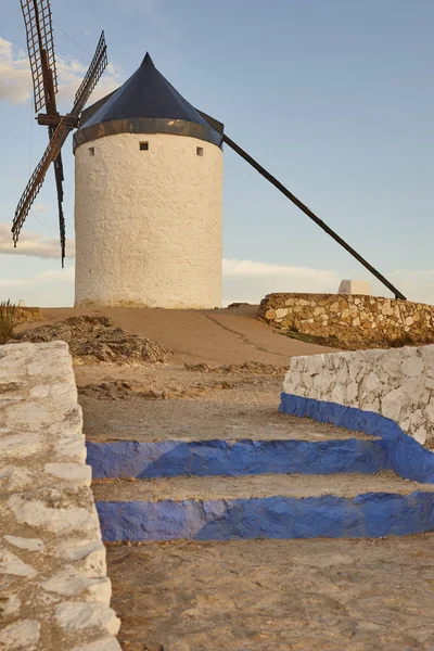 Traditional antique windmill in Spain. Toledo — Stock Photo, Image