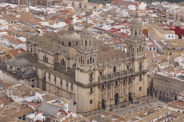 Spaanse toeristische bestemming. Jaen kathedraal. Reizen in Spanje — Stockfoto