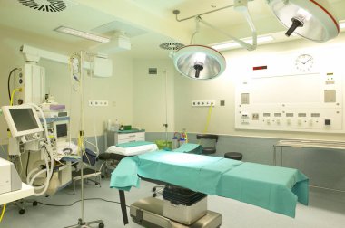 Hastane donanımlı ameliyathane. Sağlık yardımı. Clinica