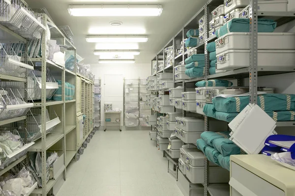 Hospital indoor storage room. Health center repository — Stock Photo, Image