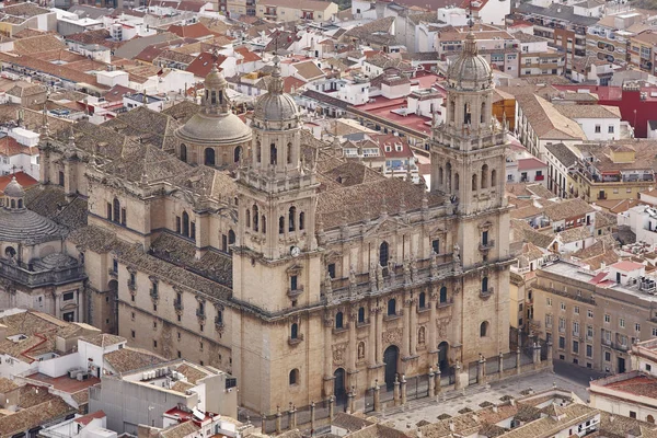 Spaanse toeristische bestemming. Jaen kathedraal. Reizen in Spanje — Stockfoto