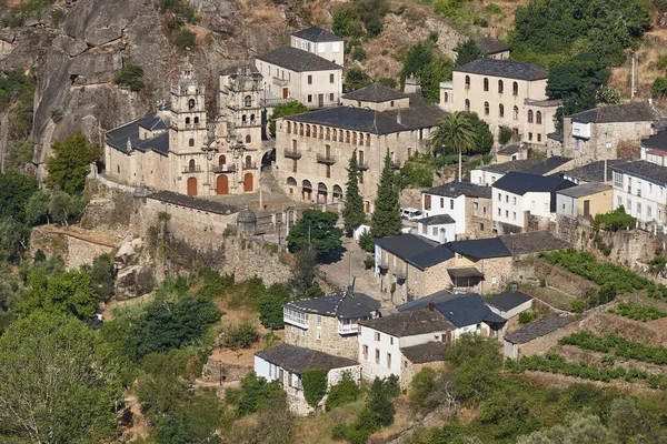 Ribeira Sacra Come Villaggio Ermidas Con Chiesa Antica Galizia Spagna — Foto Stock