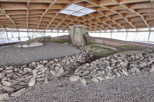 Древняя Мегалитическая Дольменная Структура Домбате Коруна Галисия — стоковое фото