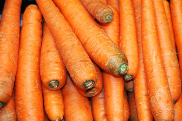 Lot Carrots Groups Sweetness Carrots Allows Vegetable Used Some Fruit — Stock Photo, Image
