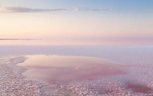 Фон Пастельного Восхода Солнца Озере — стоковое фото
