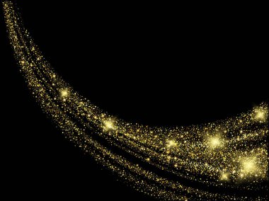 Vektör eps 10 altın glitter arka plan dekorasyon