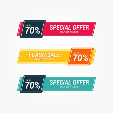 Satılık Etiketler başlık etiketi Set koleksiyonu