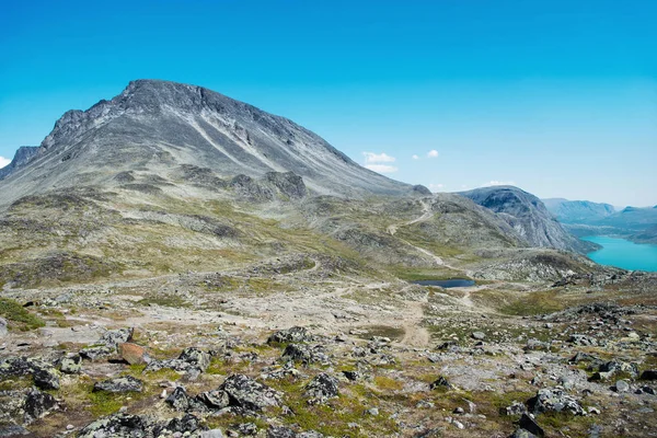 Besseggen Cume Verão Parque Nacional Jotunheimen Noruega — Fotografia de Stock Grátis