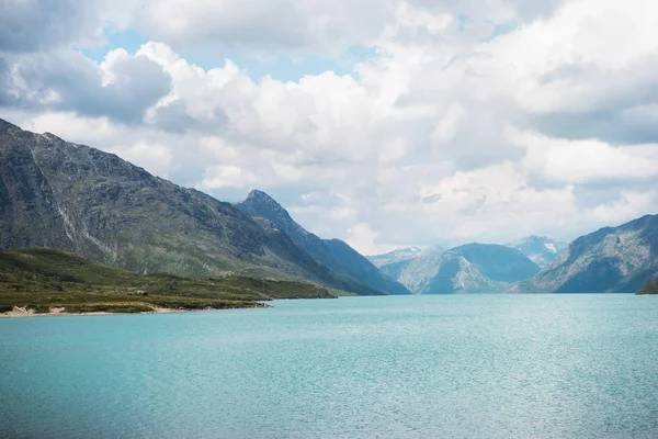 Csodálatos Táj Gjende Besseggen Ridge Jotunheimen Nemzeti Park Norvégia — Stock Fotó