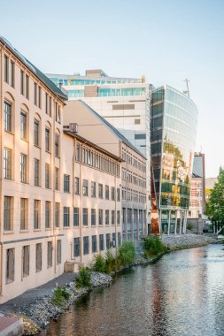 güzel çağdaş mimari ve setin de oslo, Norveç