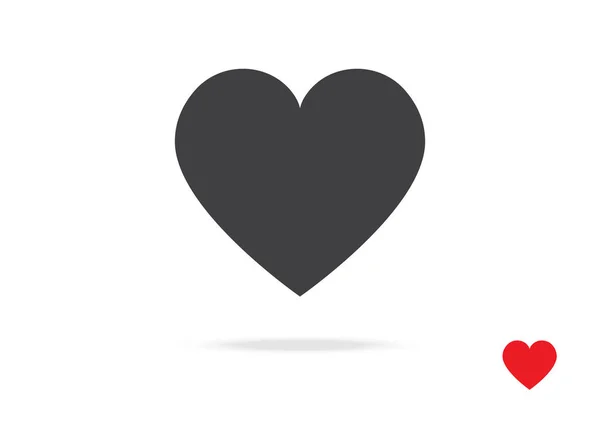 Serce Wektor Ikona Symbol Projekt Dla Miłości Walentynki Podpisania Karty — Wektor stockowy
